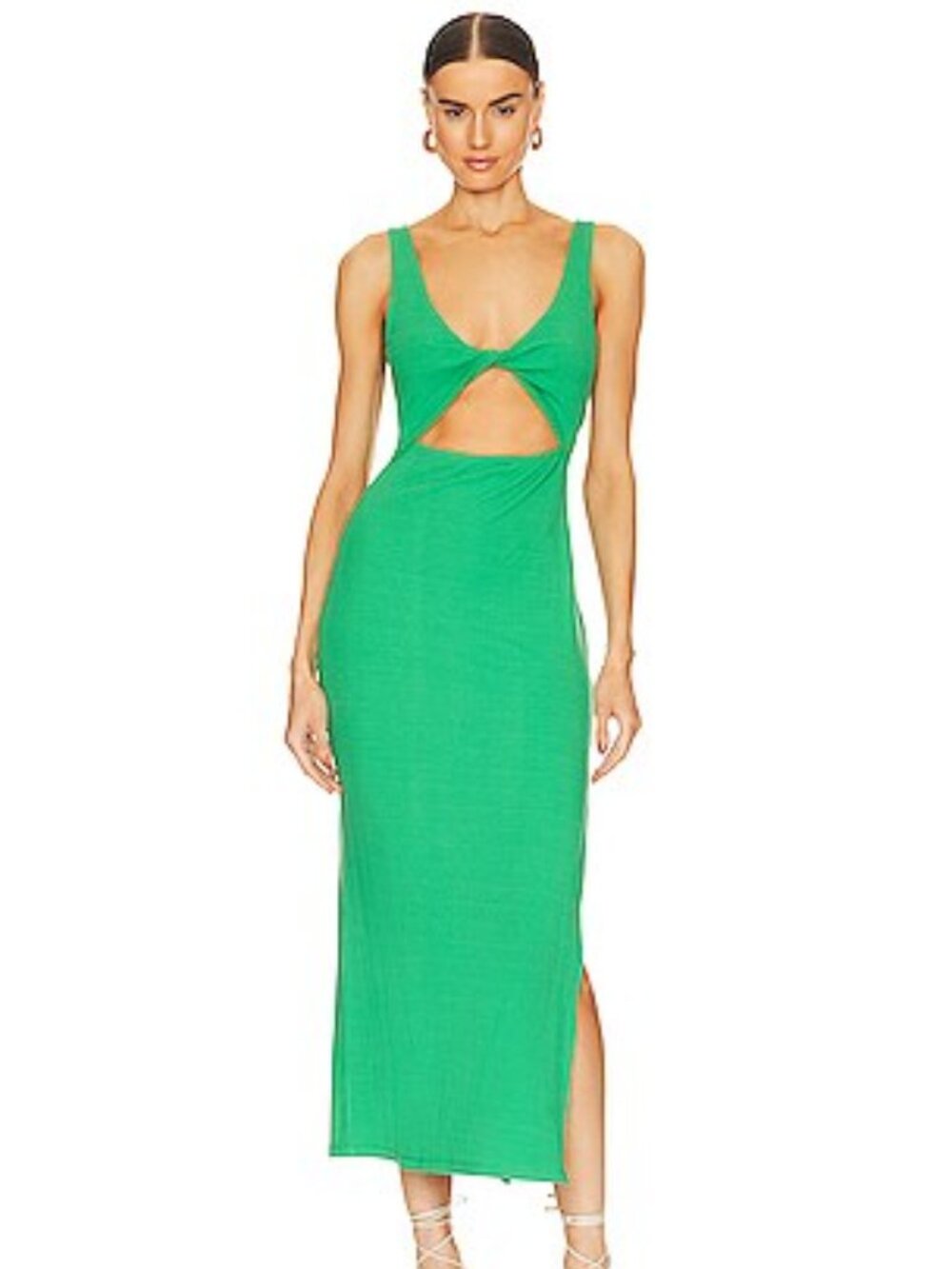 L*SPACE Nico Mido Dress Green Size Medium